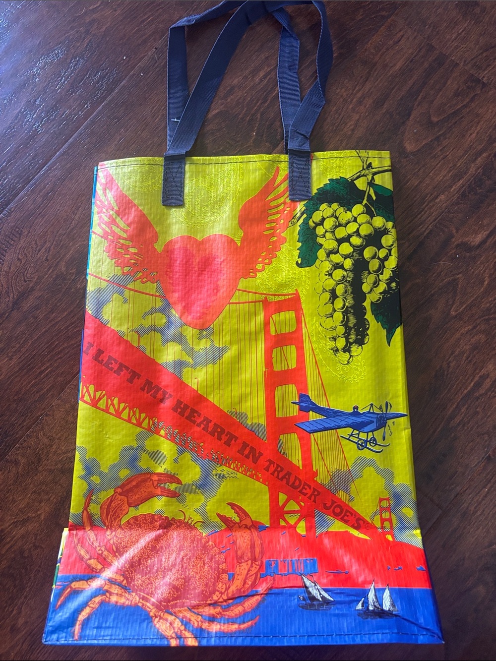Trader Joe's Reusable Tote Bag - Golden Gate Bridge